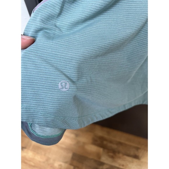 Lululemon Run Off Route teal purple Tank Top with Mesh Panels Size 8 - Picture 5 of 5